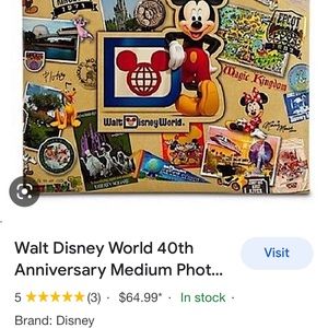 40th anniversary Disney photo album